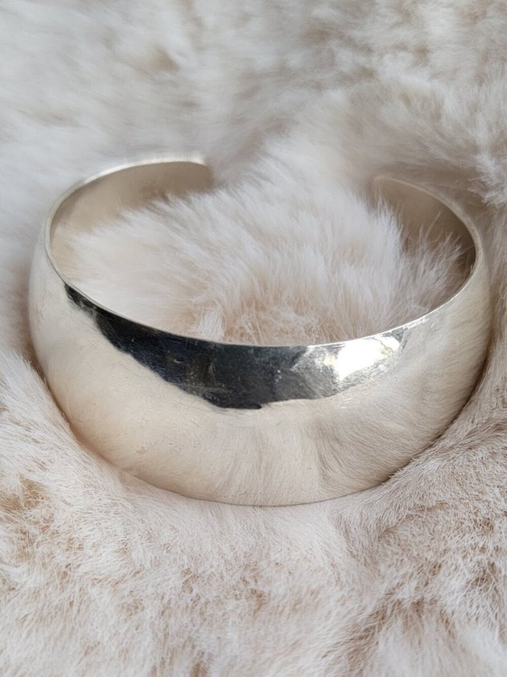 Vintage Signed Rick Werito Navajo Sterling Silver Cuff Bracelet 41g 1” Wide